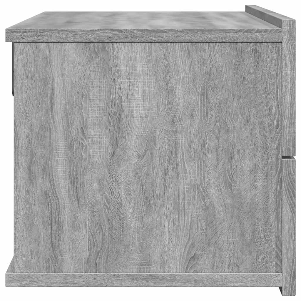 Nachttisch Grau Sonoma 40x30x30 cm Holzwerkstoff